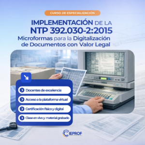 IMPLEMENTACIÓN DE LA NTP 392.030-2:2015 MICROFORMAS PARA LA DIGITALIZACIÓN DE DOCUMENTOS CON VALOR LEGAL